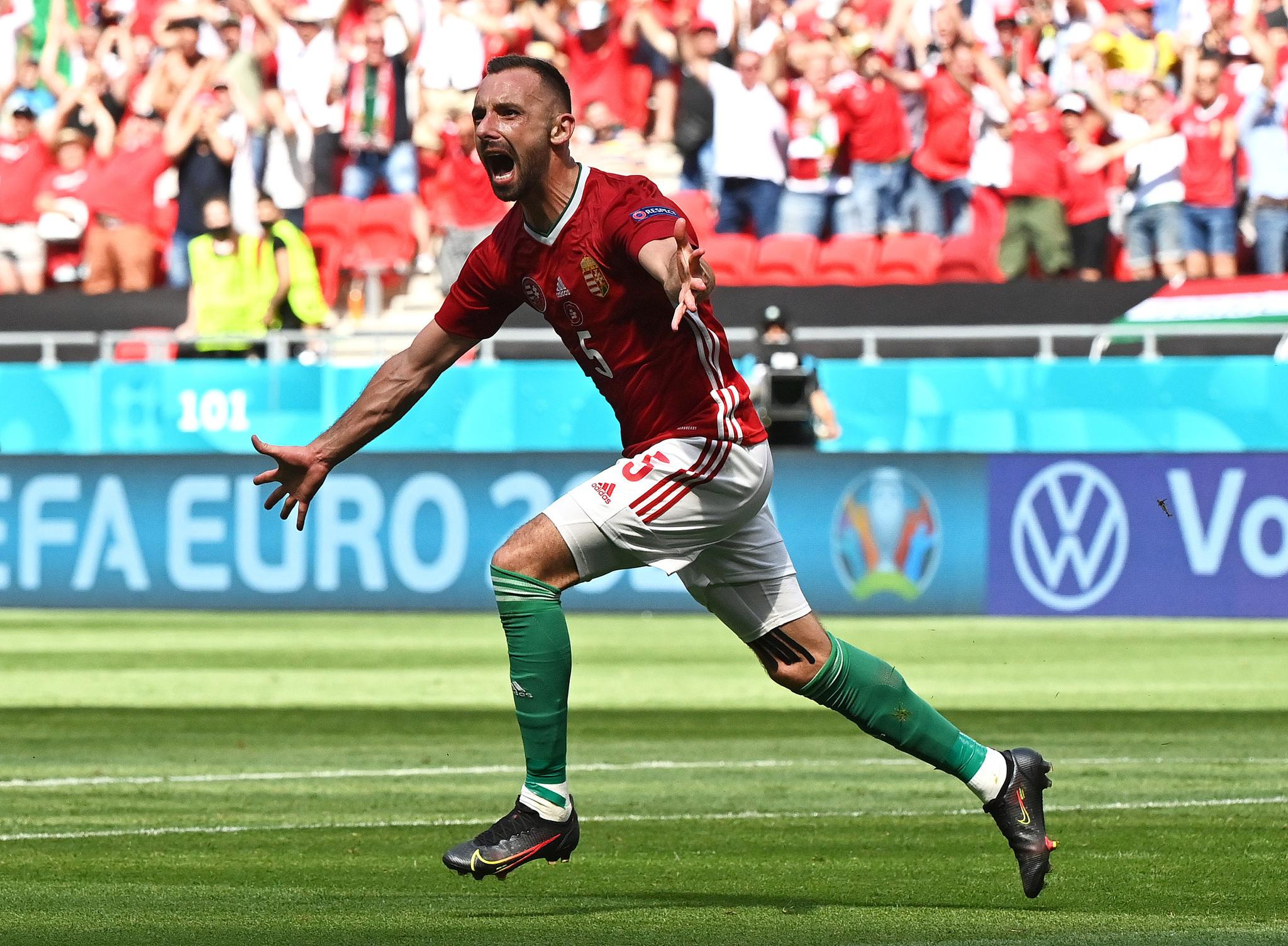 菲奥拉打进了本届欧洲杯匈牙利队的第一个进球。